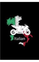 Sportbike Motorcycle Italy Map Art Gif