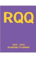 RQQ 2019 - 2020 Academic Planner: An 18-Month Weekly Calendar for Omega Psi Phi Frats - July 2019 - December 2020