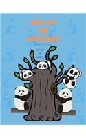 Keep Calm and Love Pandas Notebook Draw and Write Journal
