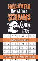 Halloween May All Your Screams Come True, Halloween Sudoku