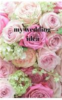 my wedding idea