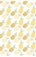 Bullet Journal: Pineapple Notebook, Dotted Grid, (5.5 x 8.5)