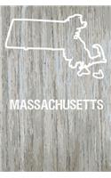 Massachusetts: Blank Lined Journal for Anyone That Loves Massachusetts, the Outdoors and Nature!