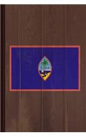 Guam Flag Journal Notebook: Blank Lined Ruled for Writing 6x9 110 Pages