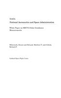 White Paper on Sbuv/2 Solar Irradiance Measurements
