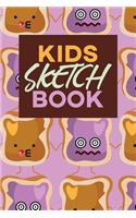 Kids Sketch Book: Kawaii Cute Peanut Butter and Jelly Sandwich