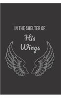 In the Shelter of His Wings: Blank Line Journal