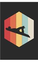 Retro Plane: Woodworker, Carpenter Journal - Notebook