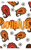 Paisley Background Lined Writing Journal Vol. 11: Promoting Creativity Through Journaling...One Day at a Time(11 Paisley)