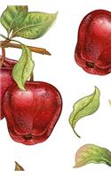 Apples Notebook: Dot Grid Journal, Softcover (6x9 Inches) with 120 Pages