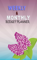 Budget Planner: Weekly and Monthly: Budget Planner for Bookkeeper Easy to use Budget Journal (Easy Money Management): Weekly and Monthly: Budget Planner for Bookkee