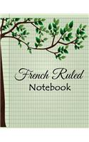 French Ruled Notebook: French Ruled Journal, Seyes Notebook, Graph Paper, Calligraphers Schools, Offices, Handwriting Book, Writing Blank Book, Workbook 120 pages