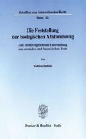 Die Feststellung Der Biologischen Abstammung
