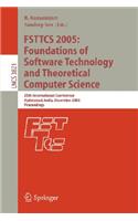 Fsttcs 2005: Foundations of Software Technology and Theoretical Computer Science