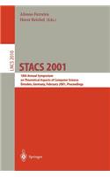 Stacs 2001: 18th Annual Symposium on Theoretical Aspects of Computer Science, Dresden, Germany, February 15-17, 2001. Proceedings