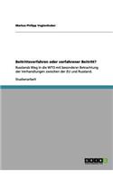 Beitrittsverfahren oder verfahrener Beitritt?