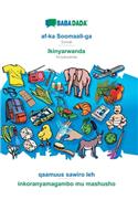 af-ka Soomaali-ga - Ikinyarwanda, qaamuus sawiro leh