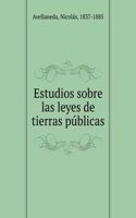 Estudios sobre las leyes de tierras publicas