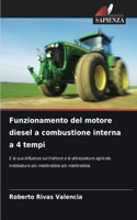 Funzionamento del motore diesel a combustione interna a 4 tempi