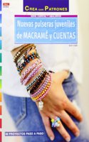 Nuevas pulseras juveniles de macrame y cuentas