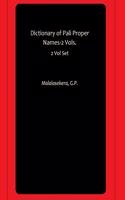 Dictionary of Pali Proper Names-2 Vols.