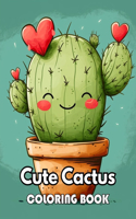 Cute Cactus Coloring Book for Kids