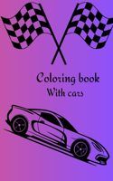 Coloring book with cars