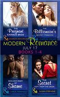 Modern Romance Collection: July 2017 Books 1 - 4