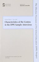 Characteristics of the Centres in the EPPE Sample: Interviews