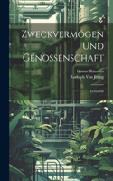 Zweckvermögen Und Genossenschaft