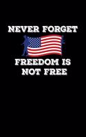 Never Forget Freedom Is Not Free