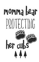 Momma Bear Protecting Her Cubs