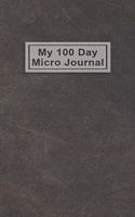 My 100 Day Micro Journal