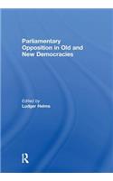 Parliamentary Opposition in Old and New Democracies