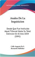 Anales de La Inquisicion