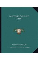 Milton's Sonnet (1886)