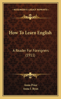 How To Learn English