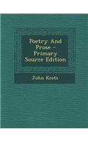 Poetry and Prose