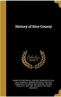 History of Rice County