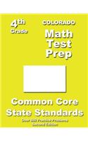 Colorado 4th Grade Math Test Prep: Common Core Learning Standards(English)