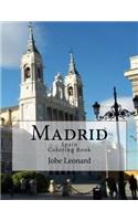 Madrid, Spain Coloring Book