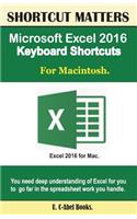 Microsoft Excel 2016 Keyboard Shortcuts For Macintosh