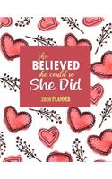 She believed she could so she did