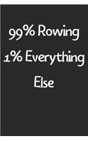 99% Rowing 1% Everything Else