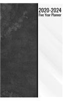 2020-2024 Five Year Planner: 2020-2024 Five Year Planning Marble Design Journal 60 Month Calendar Notebook Organizer Agenda Monthly Goals Events - 6x9 60 Pages Five Year Task Ch