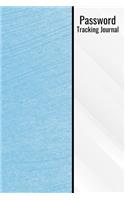 Password Tracking Journal: Password Organizer Notebook 6x9 120 Pages Light Blue Password Organizing Logbook