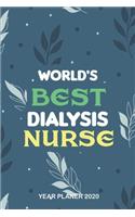 Word's Best Dialysis Nurse - Year Planner 2020