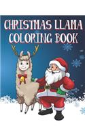 Christmas Llama Coloring Book