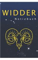 Widder Notizbuch