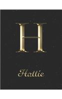 Hattie: 1 Year Daily Planner (12 Months) - Yellow Gold Effect Letter H Initial First Name - 2020 - 2021 - 365 Pages for Planning - January 20 - December 20 